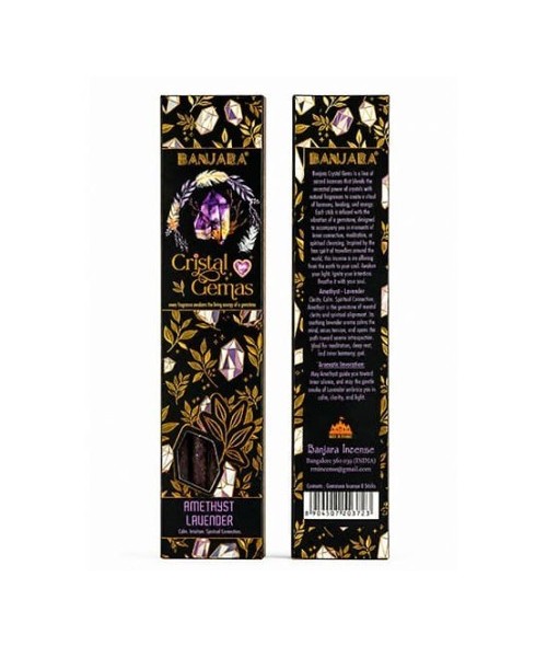 IN.BANJARA CRISTAL GEMAS AMATISTA LAVANDA 25 GR.