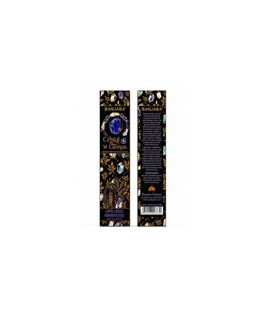 IN.BANJARA CRISTAL GEMAS LAPISLAZULI FRANKINCENSE 25 GR.