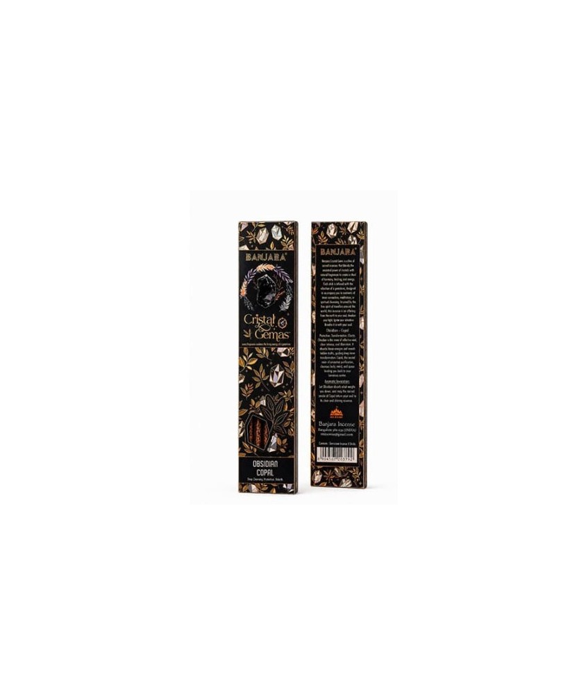 IN.BANJARA CRISTAL GEMAS OBSIDIANA COPAL 25 GR.