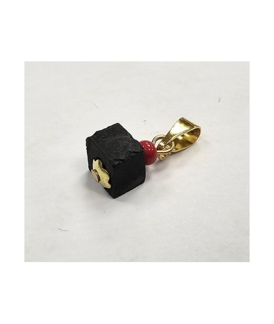 MS.AMULETO AZABACHE CUBO 1,5 X 0.5 CM.