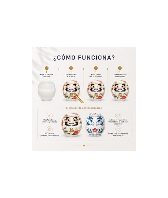 TZ.DARUMA PARA PINTAR PERSONALIZAR 12 CM.