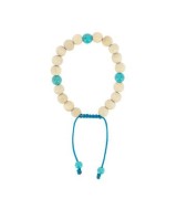 TZ.PULSERA MALA MADERA BLANCO