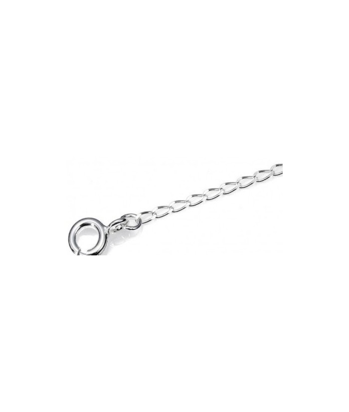 Cadena Plata 40 cm Eslabon Grueso (1,6 mm)