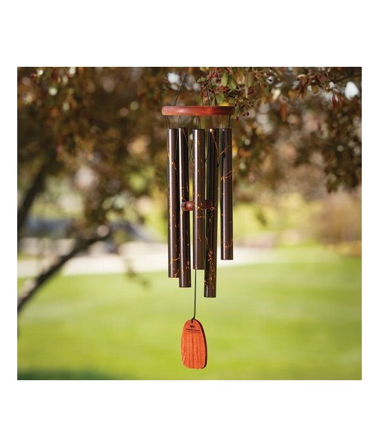 TZ.CAMPANA VIENTO DECOR VETAS ORO