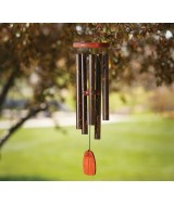 TZ.CAMPANA VIENTO DECOR VETAS ORO