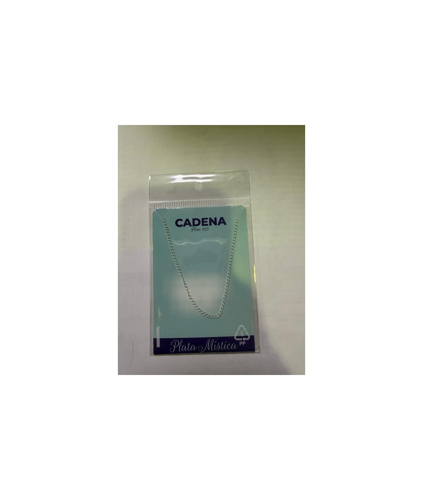 MS.CADENA PLATA ESLABON REDONDO 40 CM.