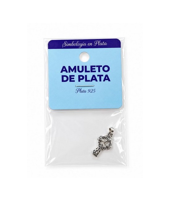 MS.AMULETO CRUZ CELTA PLATA 1.8 CM.