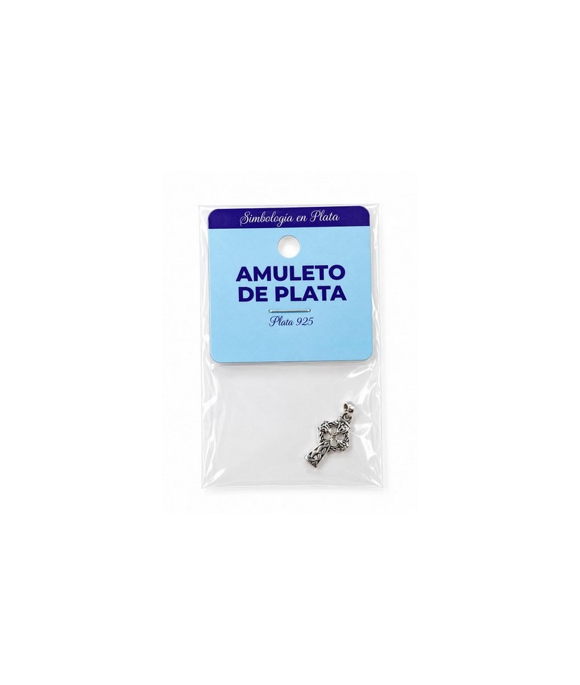 MS.AMULETO CRUZ CELTA PLATA 1.8 CM.