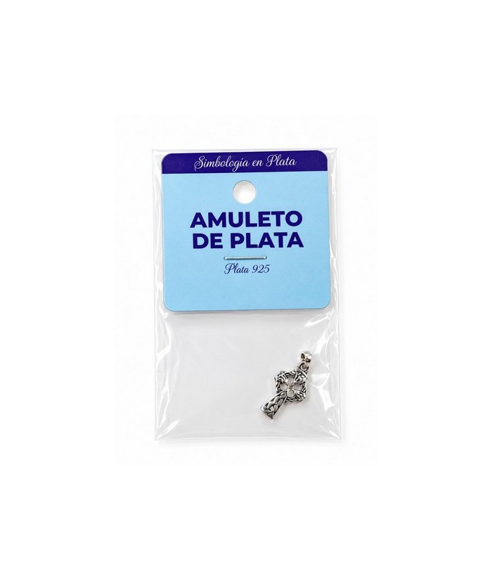 MS.AMULETO CRUZ CELTA PLATA 1.8 CM.