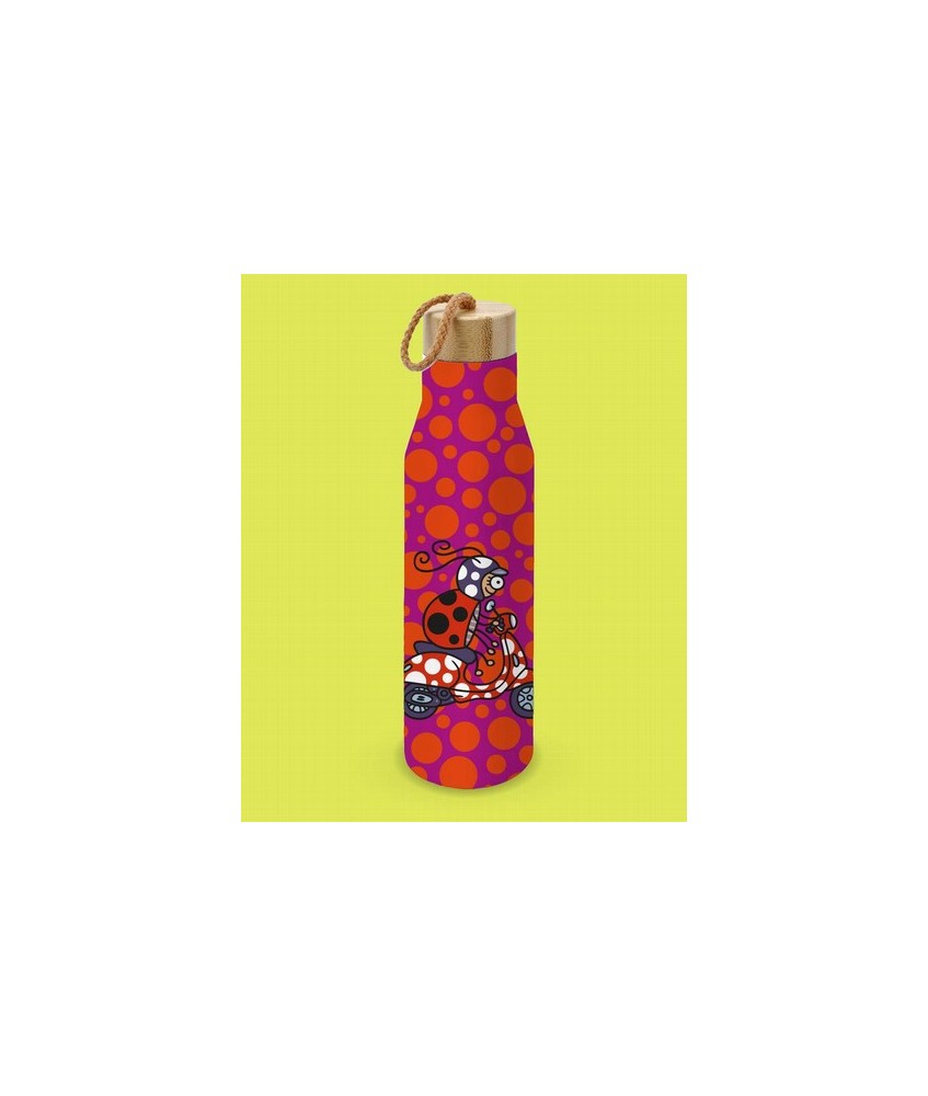 Botella de acero inoxidable 0,50l Marymoto. ¡Llévatela de paseo!