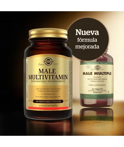 Fórmula multivitamínica y mineral diseñada específicamente para el hombre con más de 20 nutrientes diferentes que realizan un a