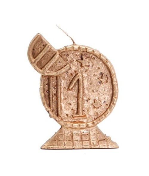 Vela Euro 13 cm (Dorado)