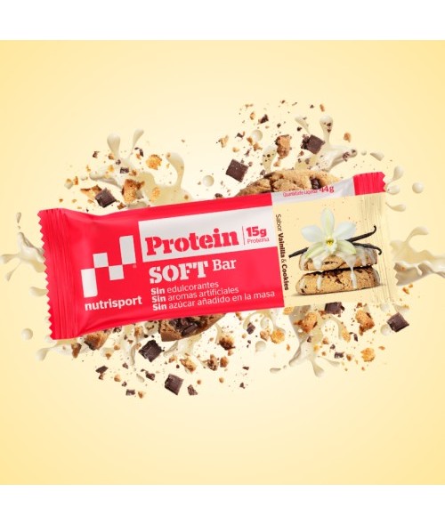 NS.PROTEICA SOFT VAINILLA COOKIES 25 BARRITAS NEW
