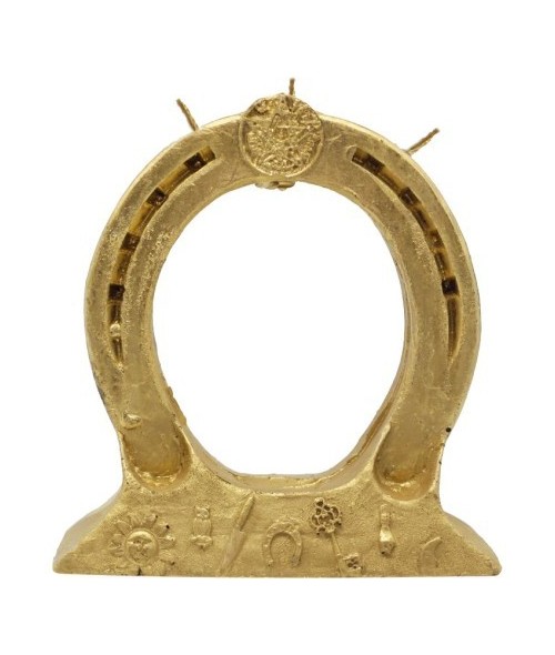 Vela Herradura 15 cm (Dorado)