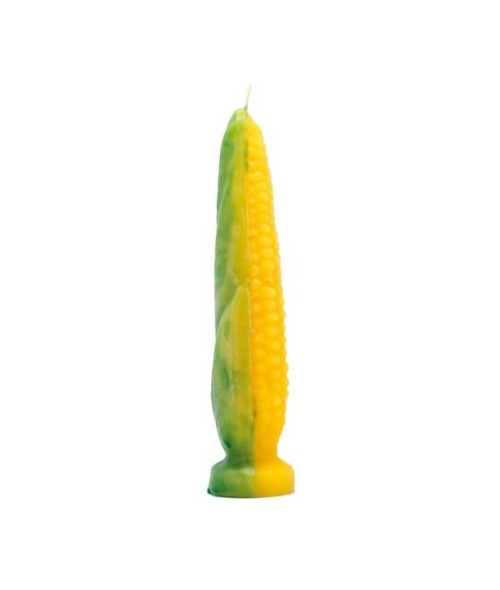 Vela Maiz - Mazorca 18 cm (Amar-Verde)