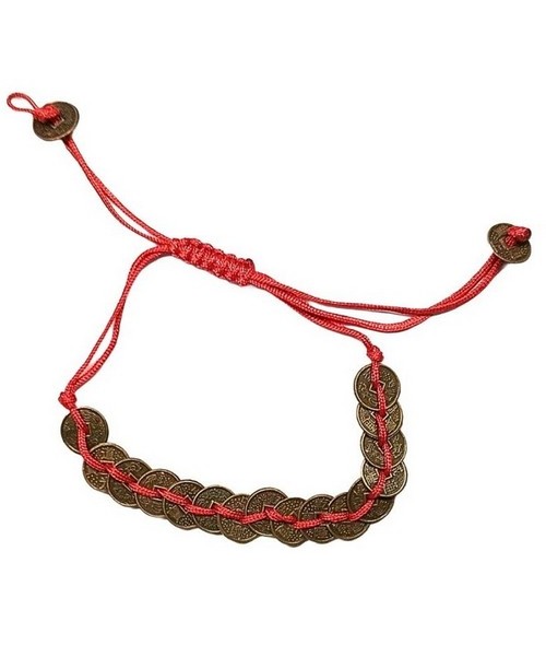 KU.PULSERA MONEDAS CON HILO
