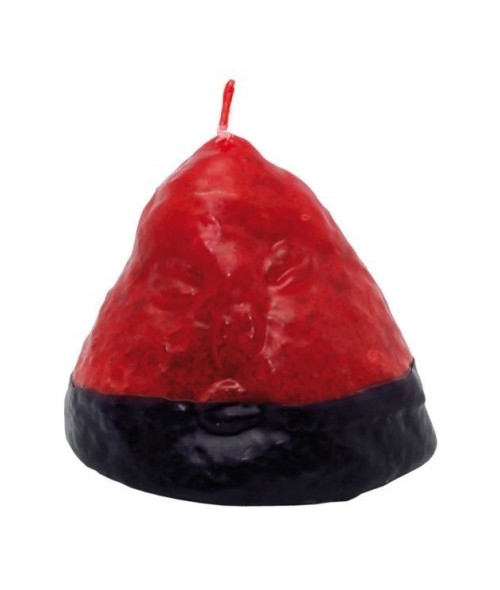 Vela Oricha Eleggua 8 cm (Rojo-Negro)