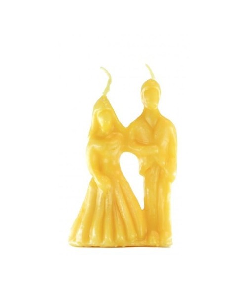 Vela Parejita Matrimonio 10 cm (Amarillo)