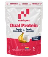 NS.DUAL PROTEIN WHEY CASEINA YOGURT PLATANO 400 GR.