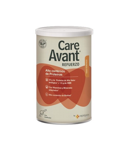 
CareAvant® REFUERZO es un módulo nutricional diseñado para complementar la ingesta proteica y micronutricional en pacientes c