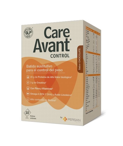 CareAvant® CONTROL es un sustituto de comida estructurado, diseñado específicamente para acompañar programas de pérdida de peso