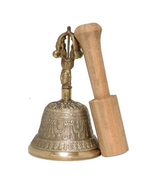 Hecho de fórmula tibetana tradicional de 7 metales
Peso: aprox. 260 g con vajra y 4.1 pulgadas de alto y 2.5 pulgadas de ancho