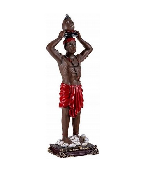 MS.FIGURA ELEGGUA RESINA 30 CM.
