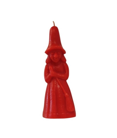 MS.VELA BRUJA 18 CM. ROJO