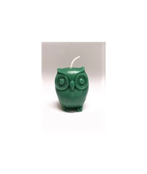 MS.VELA BUHO VERDE 6X5 CM.