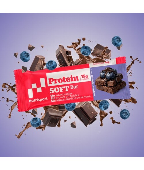NS.PROTEICAS SOFT CHOCOLATE ARANDANOS 25 BARRITAS NEW