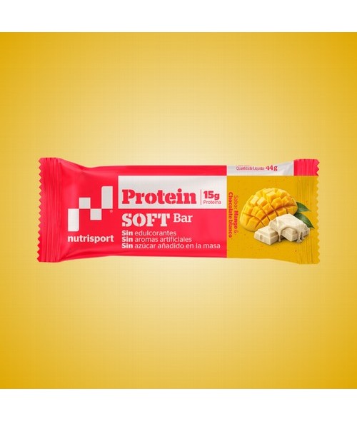 NS.PROTEICAS SOFT MANGO CHOCOLATE BLANCO 25 BARRITAS NEW