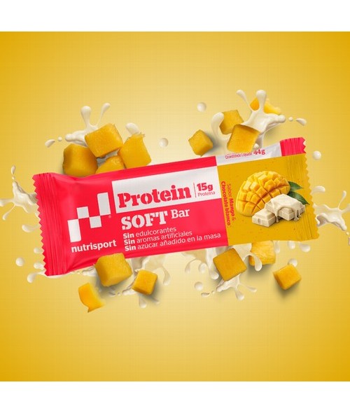 NS.PROTEICAS SOFT MANGO CHOCOLATE BLANCO 25 BARRITAS NEW