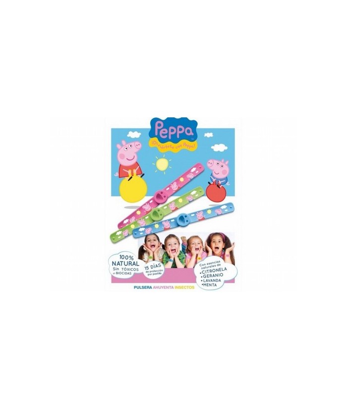 CA.PULSERA MOSQUITOS PEPPA PIG (2 RECAM.)
