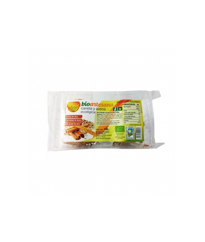 CA.GALLETA AVENA CANELA BIOARTESANA 130 GR