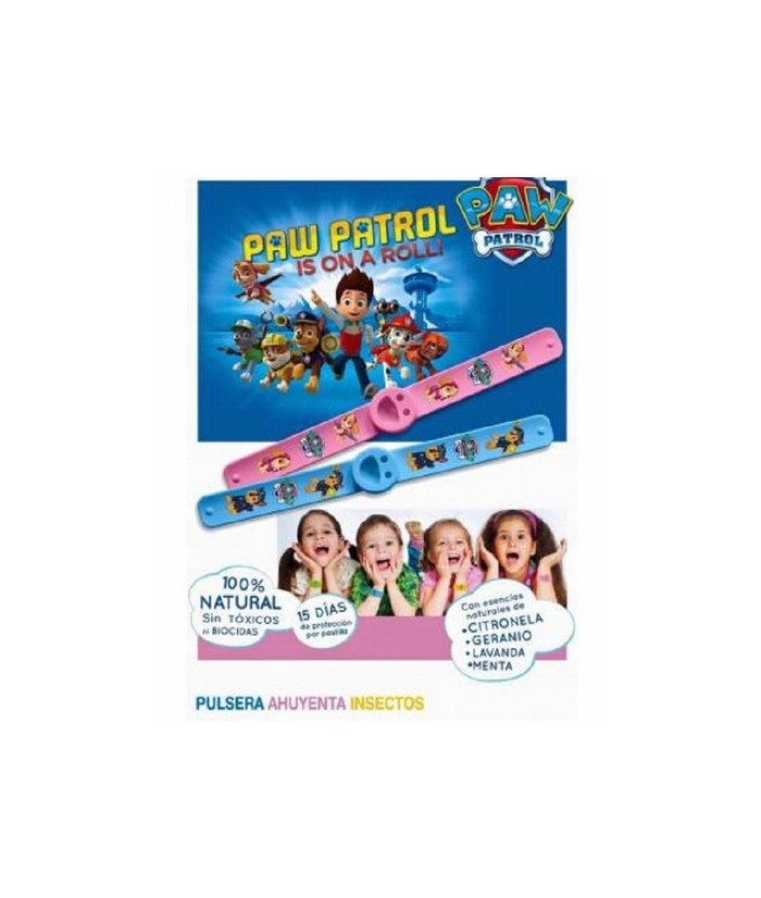 CA.PULSERA ANTIMOSQUITOS PATRULLA AZUL