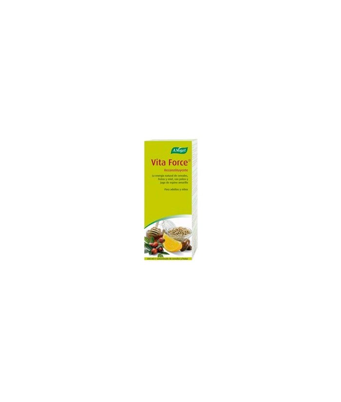 VitaForce® es un tónico multivitamínico natural adecuado para niños, adultos y ancianos.
Su equilibrada fórmula a base de cere