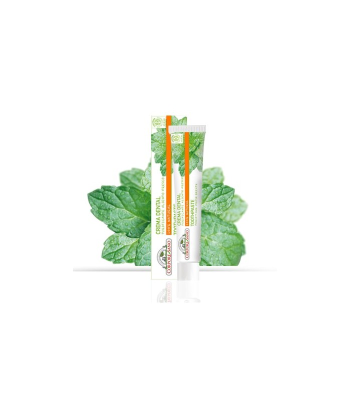 100% NATURAL ECO BIO COSMETIC ICEA.
La crema dental Purificante aliento fresco de Corpore Sano está elaborada a base de ingr