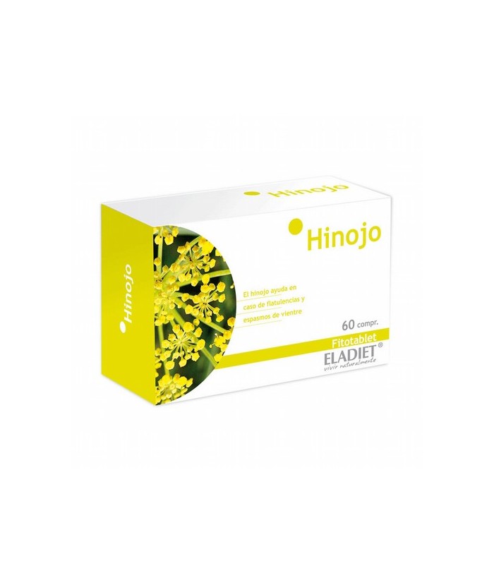 HINOJO FITOTABLET 60 COMPRIMIDOS ELADIET
DESCRIPCIÓN DEL PRODUCTO
HINOJO FITOTABLET 60 COMPRIMIDOS ELADIET   Descripción: Hin
