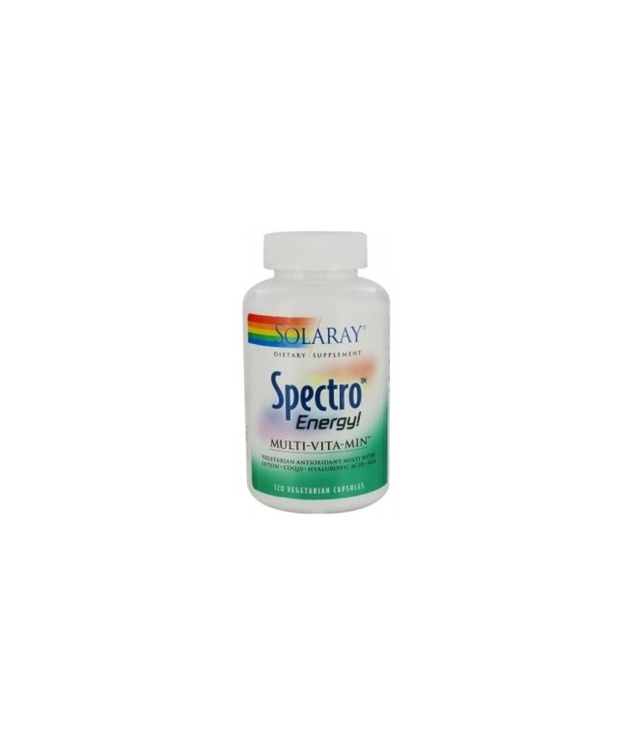 Spectro Energy!, aporta más de 80 ingredientes para un máximo apoyo nutricional. La fórmula, 100% vegetal, aporta todas las vit