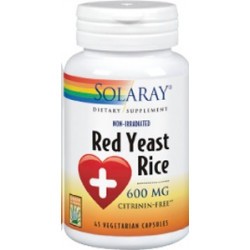 Red Yeast Rice - 45 cápsulas vegetales

Descripción
La levadura roja del arroz se obtiene por la fermentación de una cepa de
