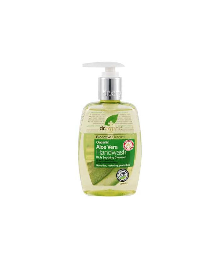 Aloe Vera Handwash
Este jabón natural, rico y calmante basado en Aloe Vera
orgánico, está diseñado para eliminar de manera su