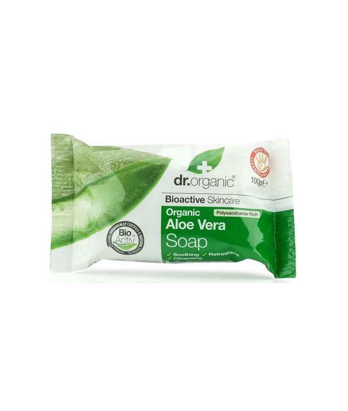 Aloe Vera Soap
Una pastilla de jabón orgánico hidratante basada en Aloe Vera
orgánico y enriquecido con Romero. Gracias a sus