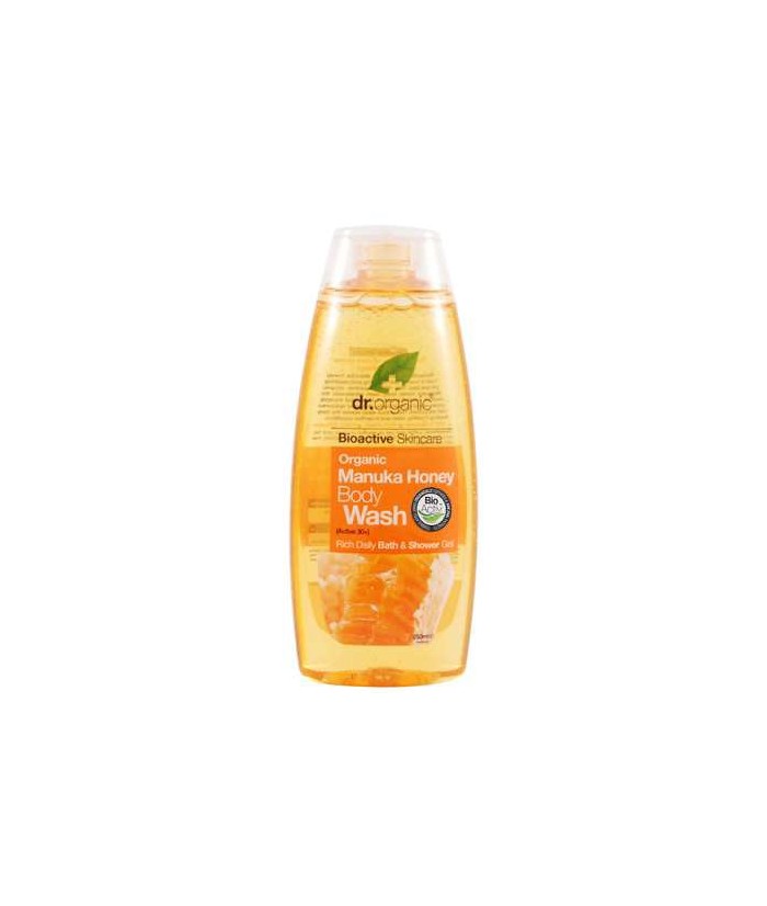 Manuka Honey Body Wash
Un gel corporal revitalizante basado en Miel de Manuka
Orgánica y Aloe Vera, ideal para todo tipo de p