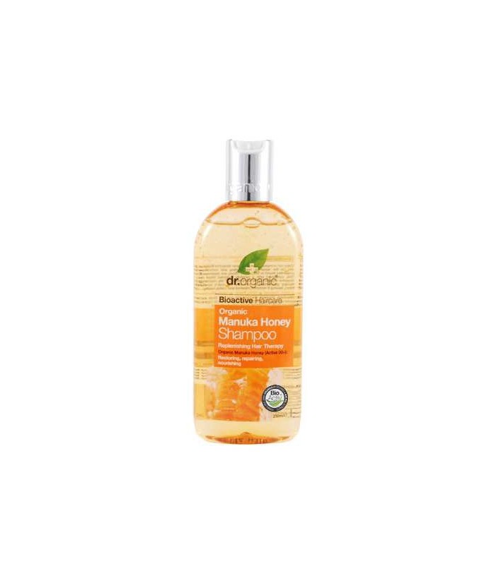 Manuka Honey Shampoo
Un champú restaurador y protector formulado con Miel de
Manuka Orgánica y Aloe Vera. Este hidratante cha