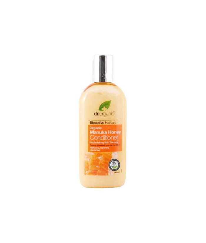 Manuka Honey Conditioner
Un acondicionador adecuado para todo tipo de cabello
formulado con miel orgánica Manuka, Aloe Vera, 