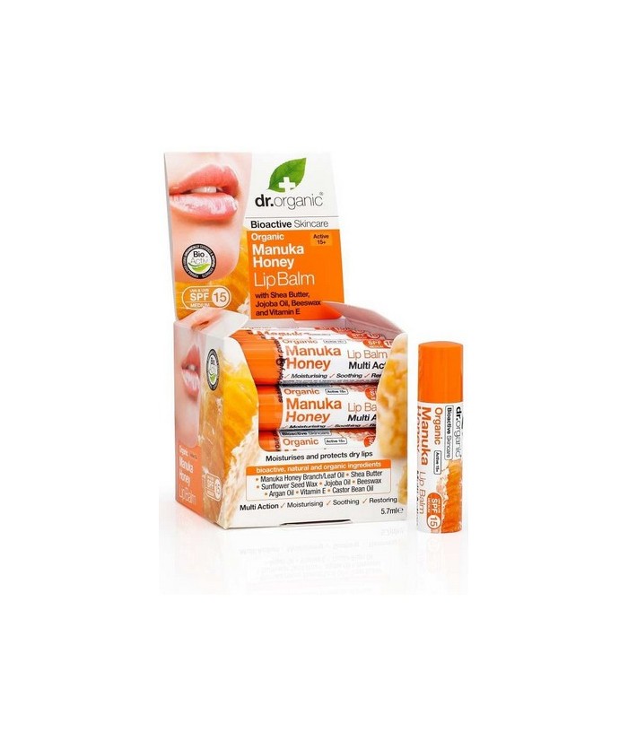 Manuka Lip Balm
Bálsamo labial natural que utiliza las inigualables
propiedades reparadoras de la miel de Manuka Orgánica
pa
