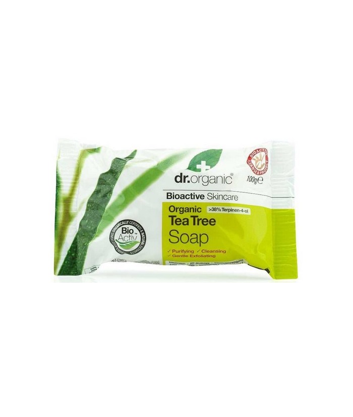 Tea Tree Soap
Un jabón vegetal antibacteriano orgánico enriquecido con las
hojas del té verde para la protección completa del