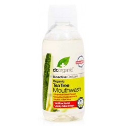 Tea Tree Mouthwash
Enjuague bucal antibacteriano que combina las
propiedades de limpieza naturales del aceite de árbol
de té