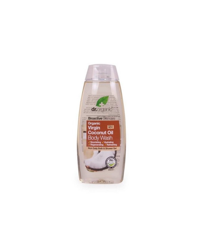 Virgin Coconut Oil Body Wash
Gel de uso diario a base de Aceite de coco orgánico, conocido por
sus propiedades nutritivas e h