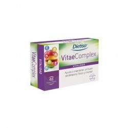 Dietisa VitaeComplex un complemento alimenticio con una fórmula equilibrada de vitaminas y minerales esenciales en cantidades ó